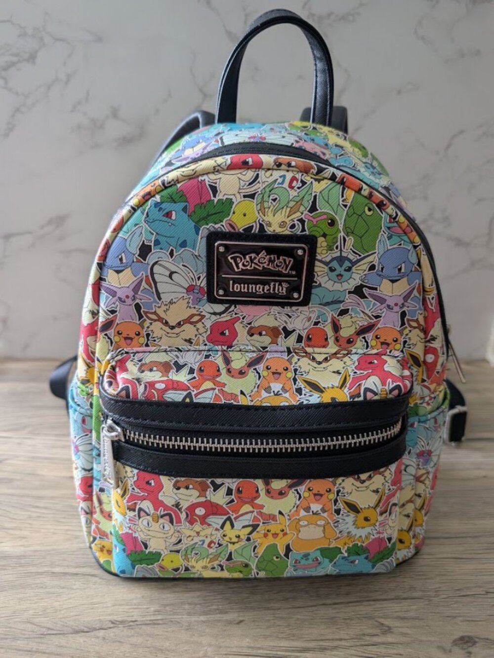 Loungefly Mini Backpack - Pokemon - Rainbow Ombre All Over Print